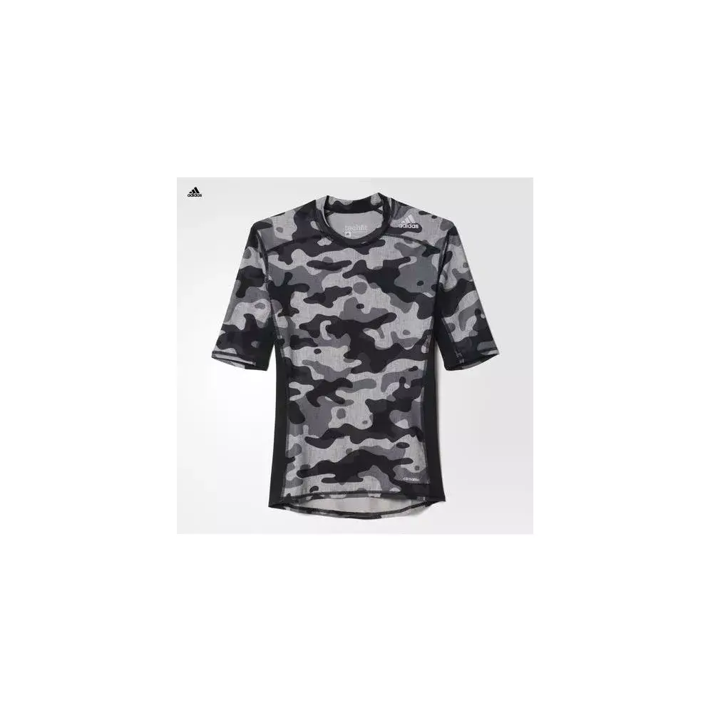 Tee-shirt Adidas Techfit camouflée manches courtes