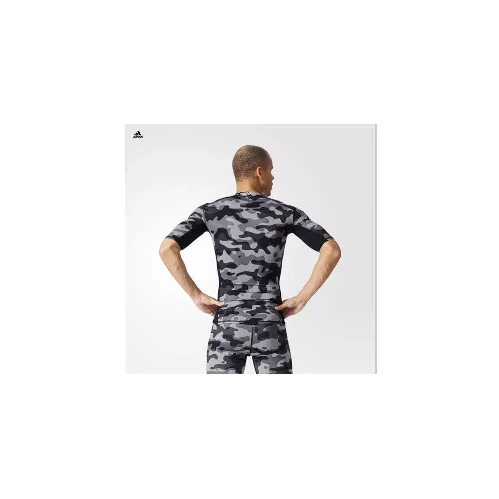 Tee-shirt Adidas Techfit camouflée manches courtes