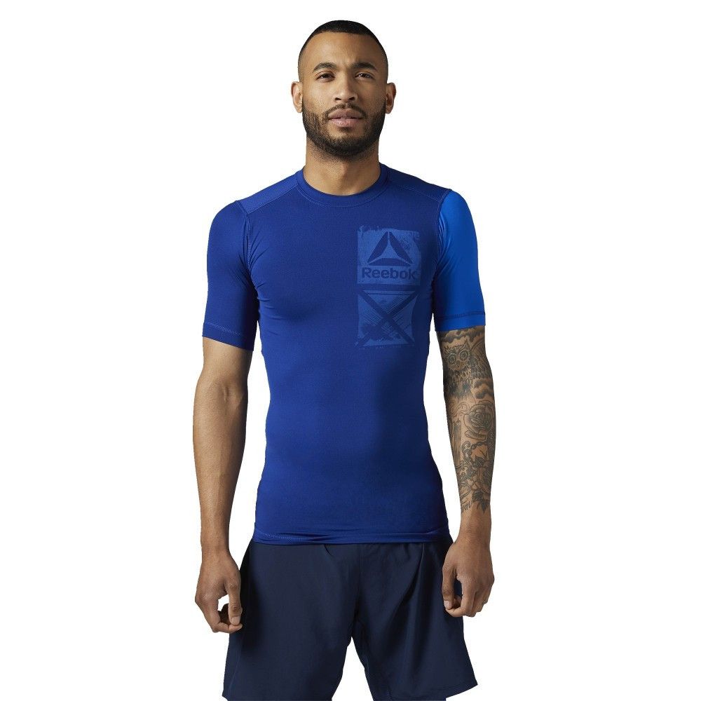 tee shirt reebok bleu