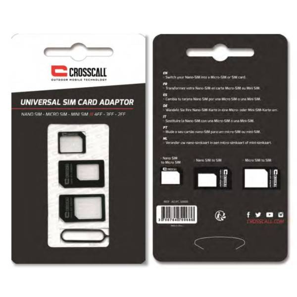 Kit de 3 adaptateurs carte SIM CROSSCALL