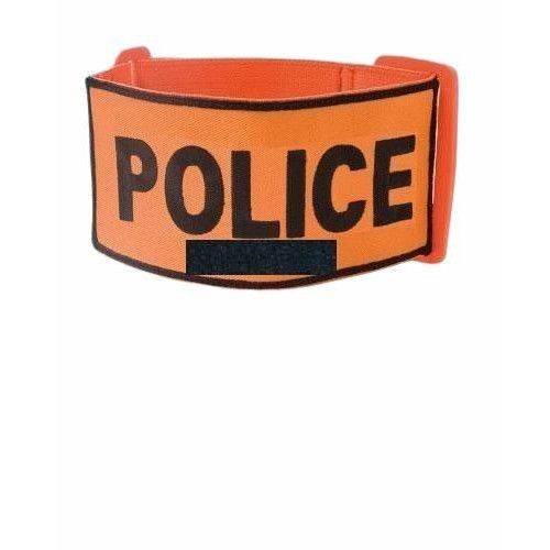 Brassard Police Reglable avec support velcro numéro RIO