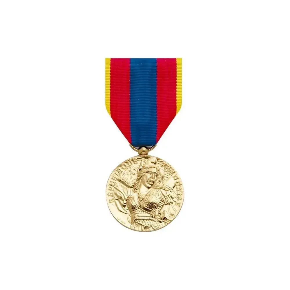 Médaille pendante défense nationale or