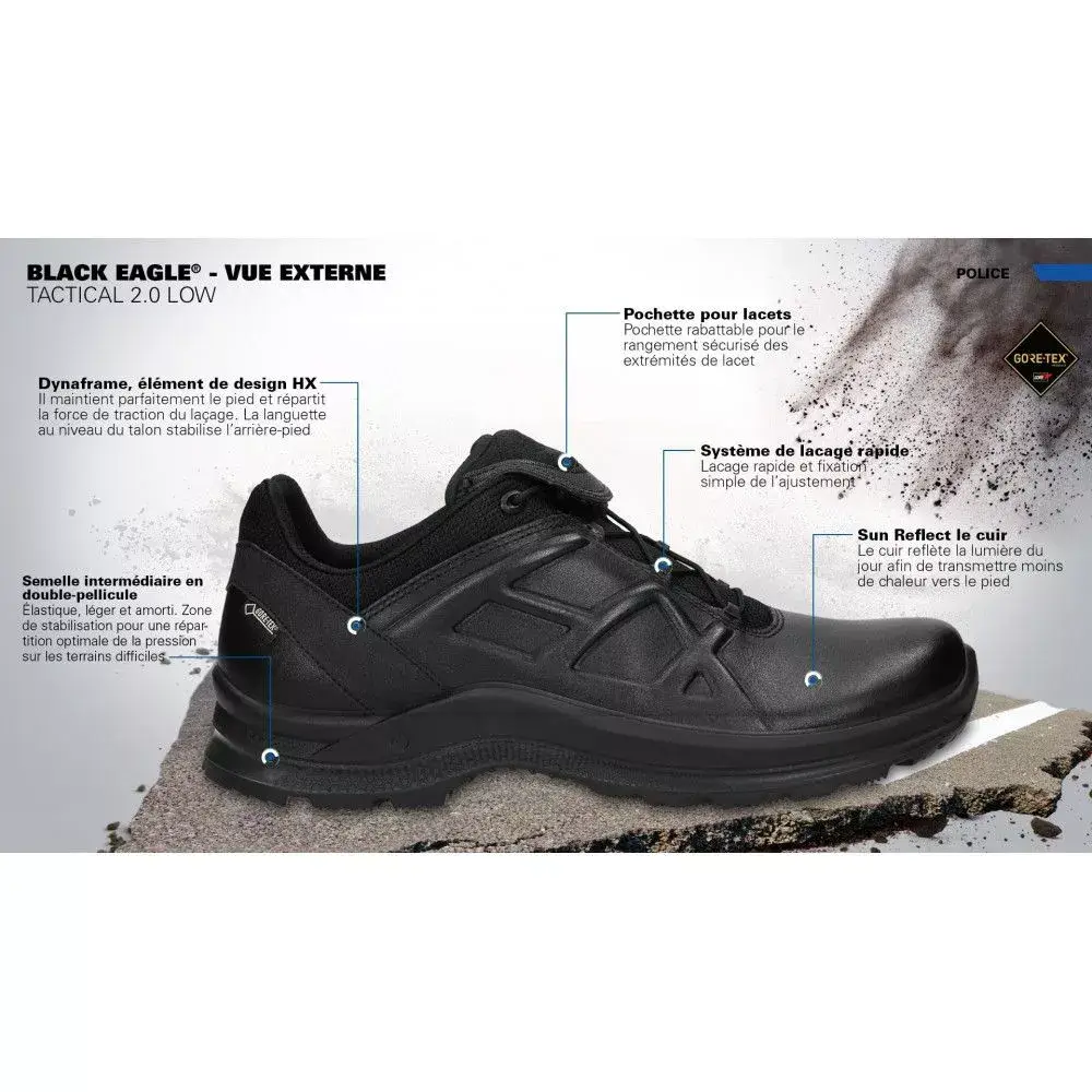 Chaussures Haix Black Eagle Tactical 20 Low Chaussures Haix Black Eagle Tactical 20 Low