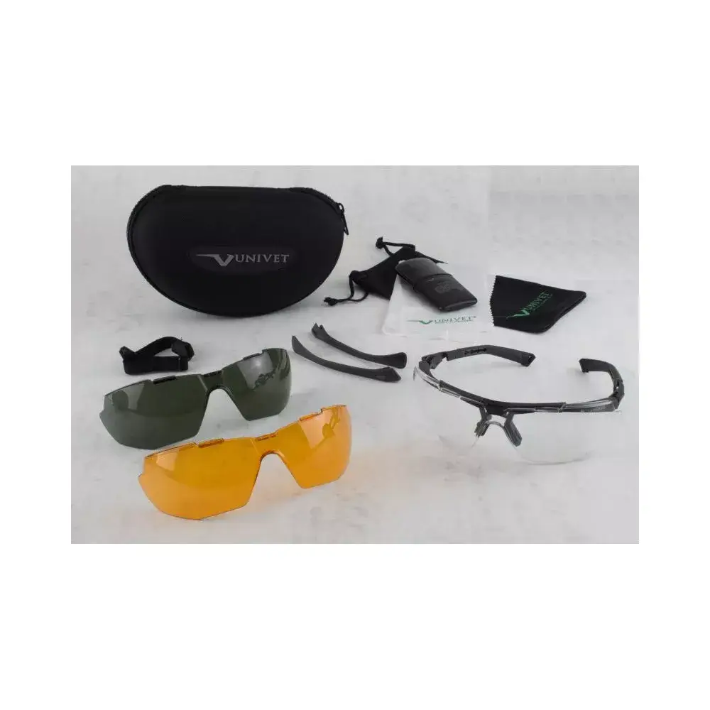 Kit de lunettes ballistic Univet 5X1 complet