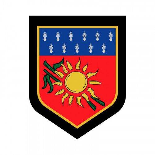  Ecusson de Bras Brode Gendarmerie Departementale Guadeloupe