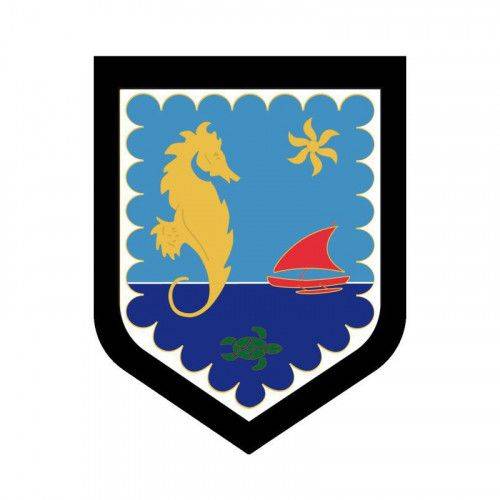  Ecusson de Bras Brode Gendarmerie Departementale Mayotte