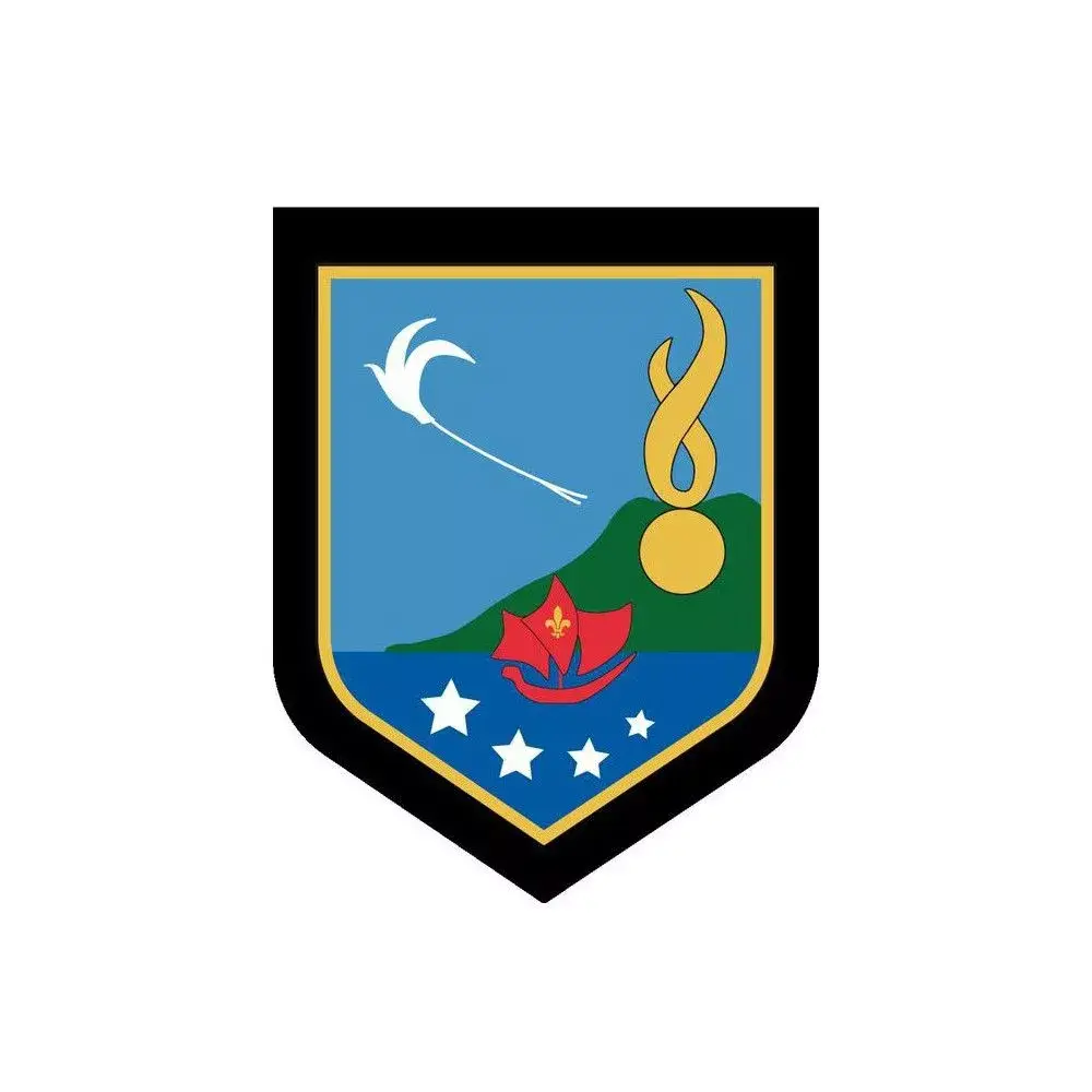  Ecusson de Bras Brode Gendarmerie Departementale la Reunion