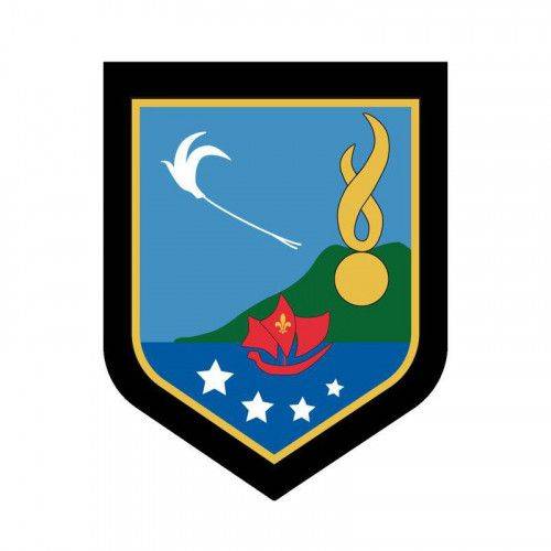  Ecusson de Bras Brode Gendarmerie Departementale la Reunion