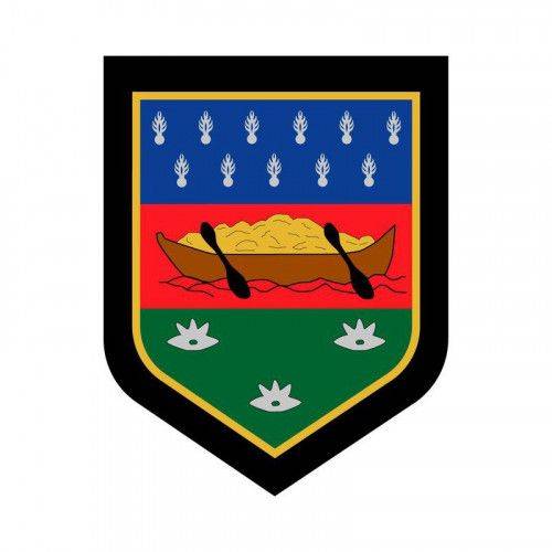  Ecusson de Bras Brode Gendarmerie Departementale Guyanne