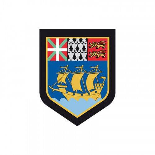  Ecusson de Bras Brode Gendarmerie Departementale Saint Pierre et Miquelon