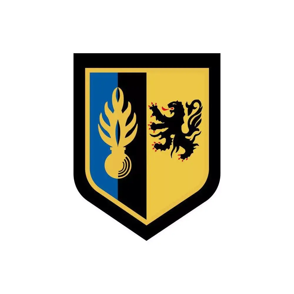 Ecusson de Bras Brode Zone de Defense de Lille