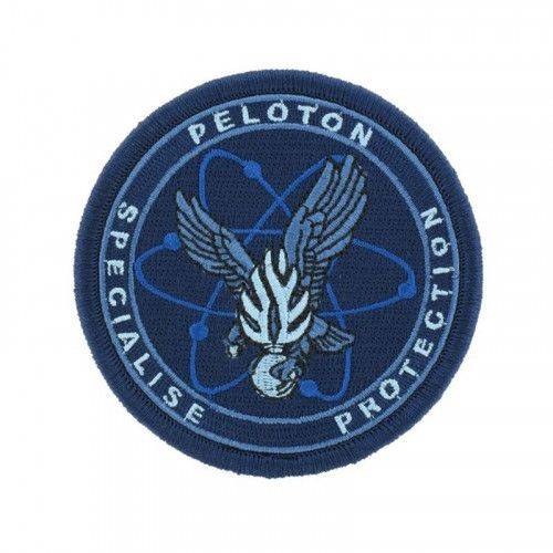 Ecusson de Bras Brode PSPG basse visibilite bleu