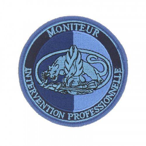 Ecusson de Bras Brode MIP Basse Visibilite Bleu