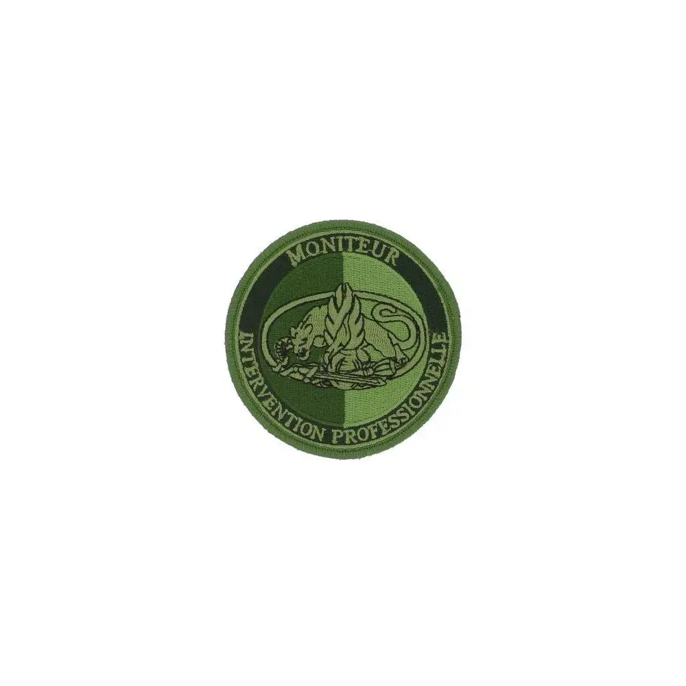 Ecusson de Bras Brode MIP Basse Visibilite Vert Ecusson de Bras Brode MIP Basse Visibilite Vert