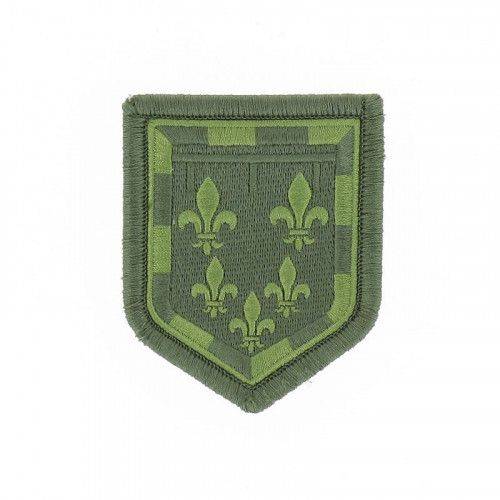 Ecusson de Bras Brode Gendarmerie Departemetale Centre Basse Visibilite Vert