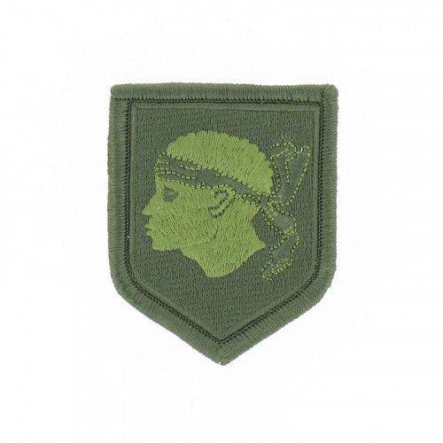 Ecusson de Bras Brode Gendarmerie Departemetale Corse Basse Visibilite Vert