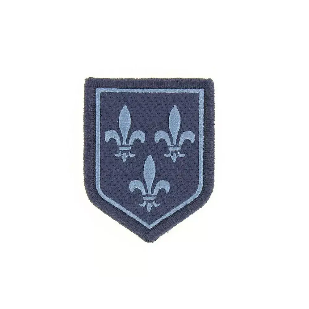 Ecusson de Bras Brode Gendarmerie Departemetale Ile de France Basse Visibilite Bleu