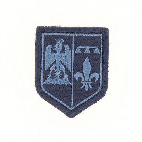 Ecusson de Bras Brode Gendarmerie Departemetale PACA Basse Visibilite Bleu