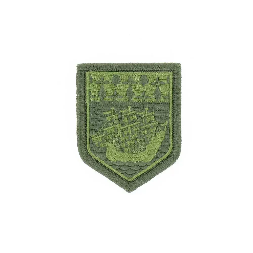 Ecusson de Bras Brode Gendarmerie Departemetale Pays de Loire Basse Visibilite Vert
