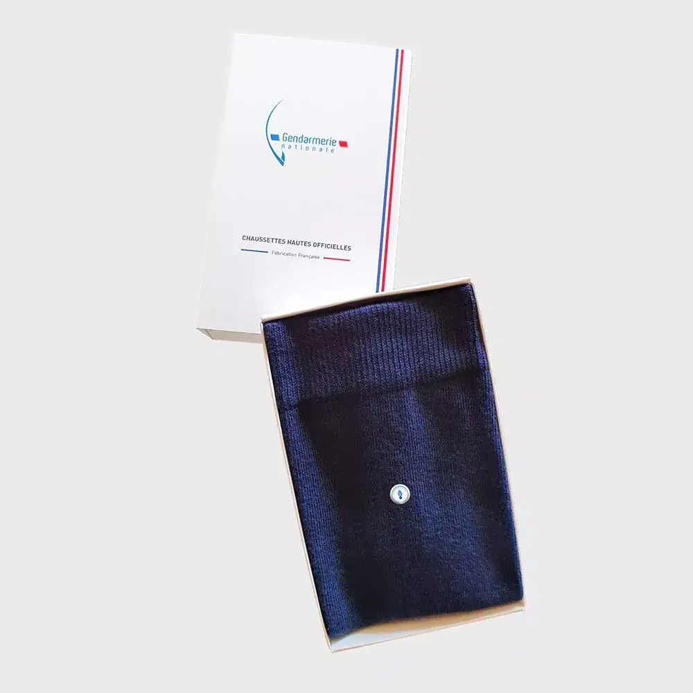 Chaussettes hautes marine Gendarmerie Nationale Chaussettes hautes marine Gendarmerie Nationale