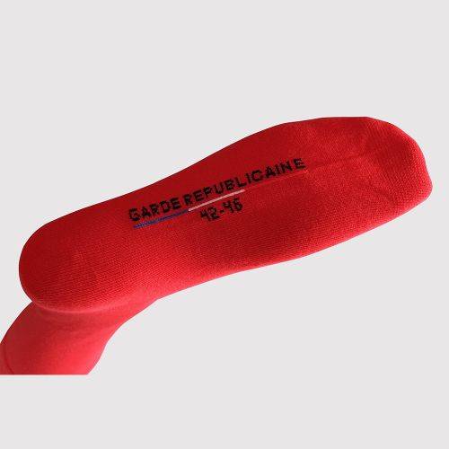 Chaussettes mi-hautes rouge Garde Républicaine 