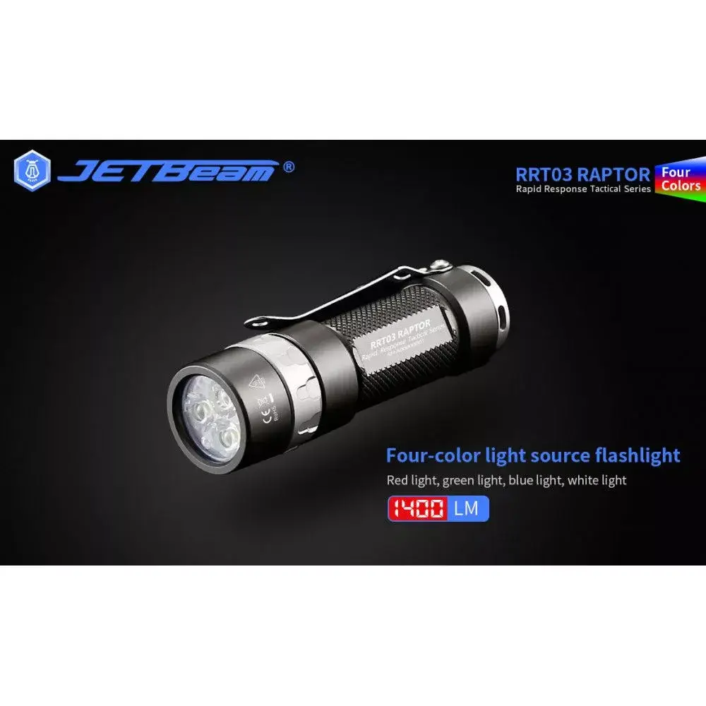 Lampe Tactique Niteye RAPTOR RRT03 - 1400Lumens