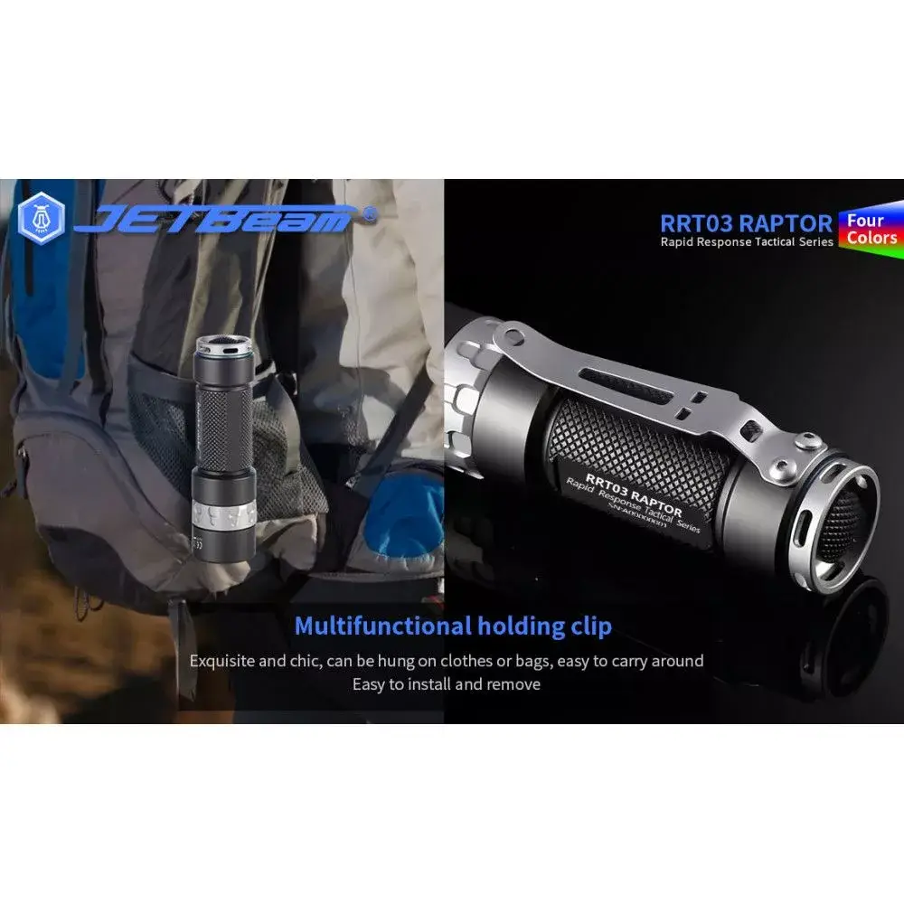 Lampe Tactique Niteye RAPTOR RRT03 - 1400Lumens