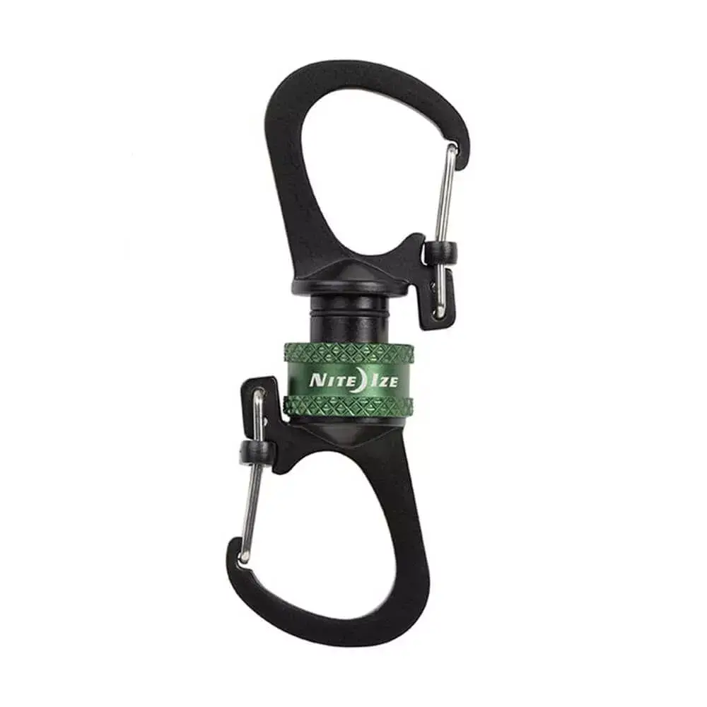 Mousqueton double à verrouillage magnétique SlideLock® 360°