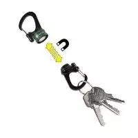 Mousqueton double à verrouillage magnétique SlideLock® 360°