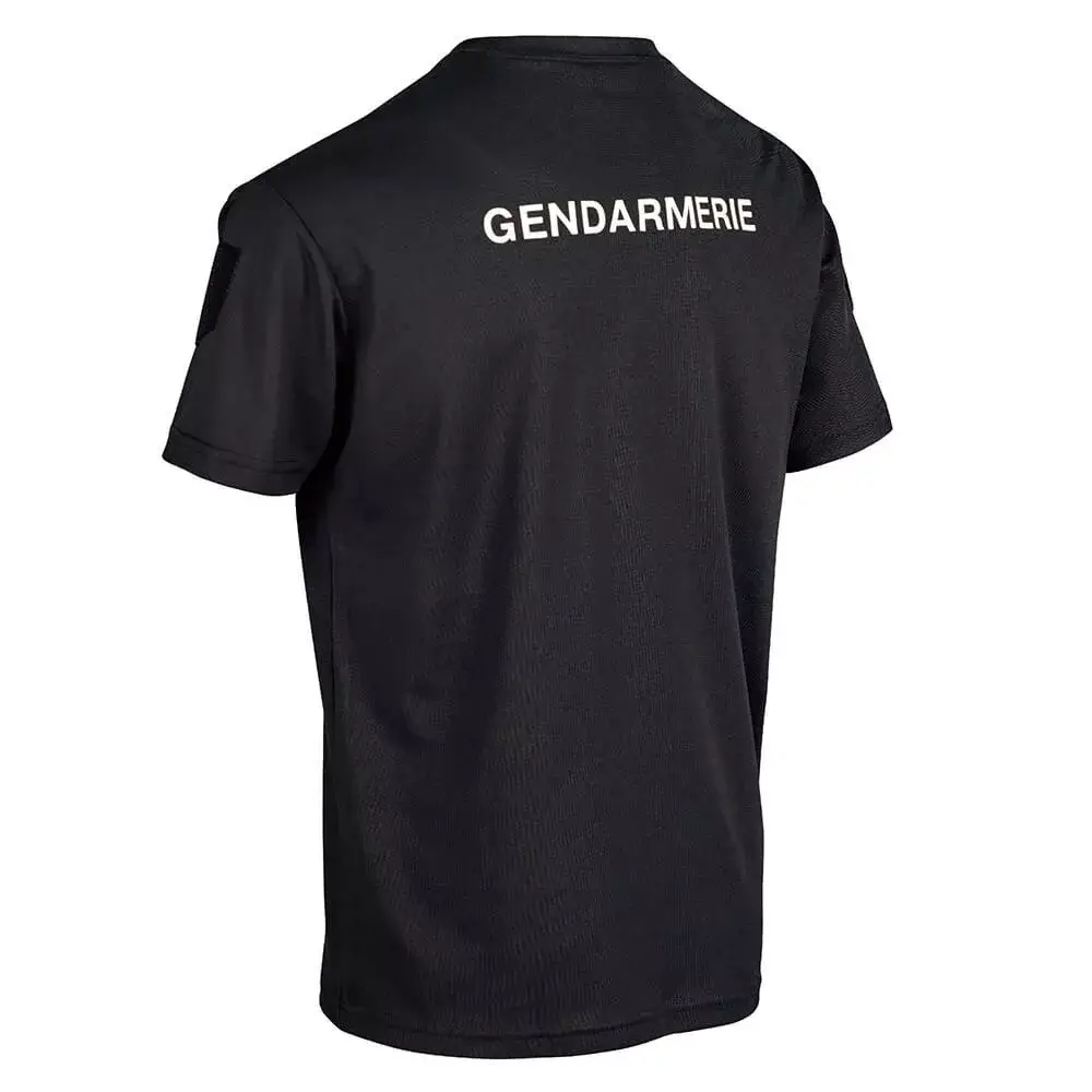Tee-shirt respirant GENDARMERIE + 3 velcros Tee-shirt respirant GENDARMERIE + 3 velcros