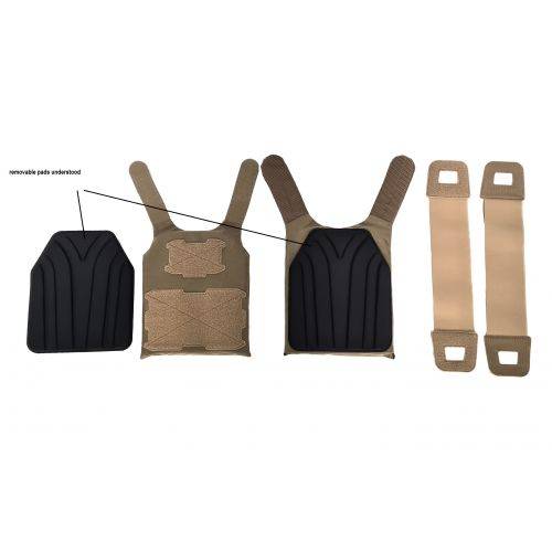 Gilet d&#039;entrainement porte plaques Crossplate