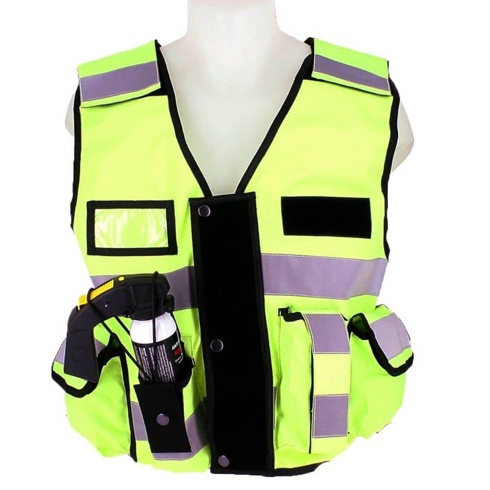 HSHHOOM 30-Pack Gilet Jaune Voiture,Gilet De Sécurité, Gilet De Voiture Haute Visibilité Taille Universelle,Convient à Hommes Et Femmes Vert Fluorescen (30