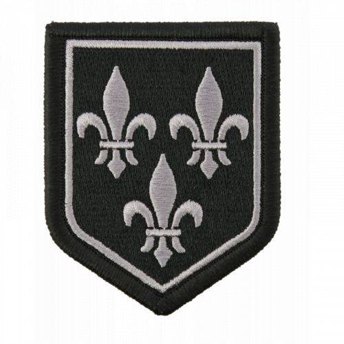 Ecusson de Bras Brode Gendarmerie Departementale Ile De France Basse Visibilité Noir