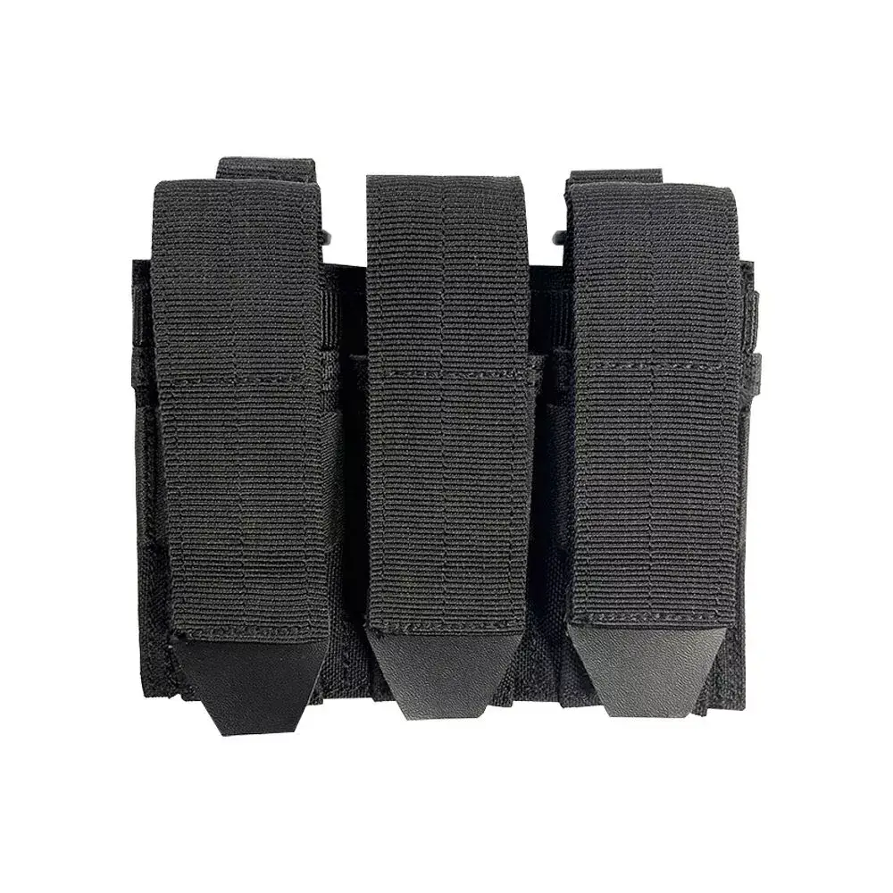Porte chargeur triple 9mm MOLLE - ADN Tactical Porte chargeur triple 9mm MOLLE - ADN Tactical