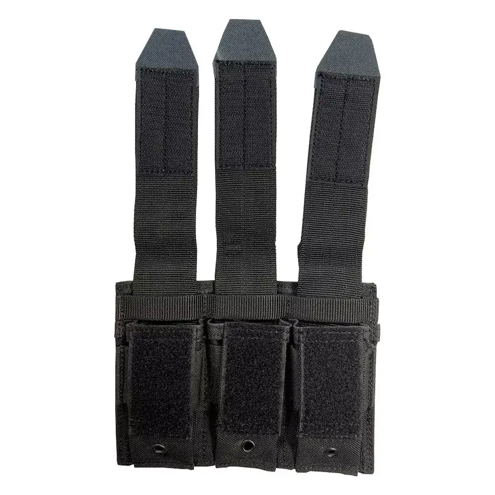 Porte chargeur triple 9mm MOLLE - ADN Tactical Porte chargeur triple 9mm MOLLE - ADN Tactical