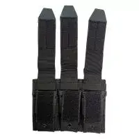 Porte chargeur triple 9mm MOLLE - ADN Tactical Porte chargeur triple 9mm MOLLE - ADN Tactical