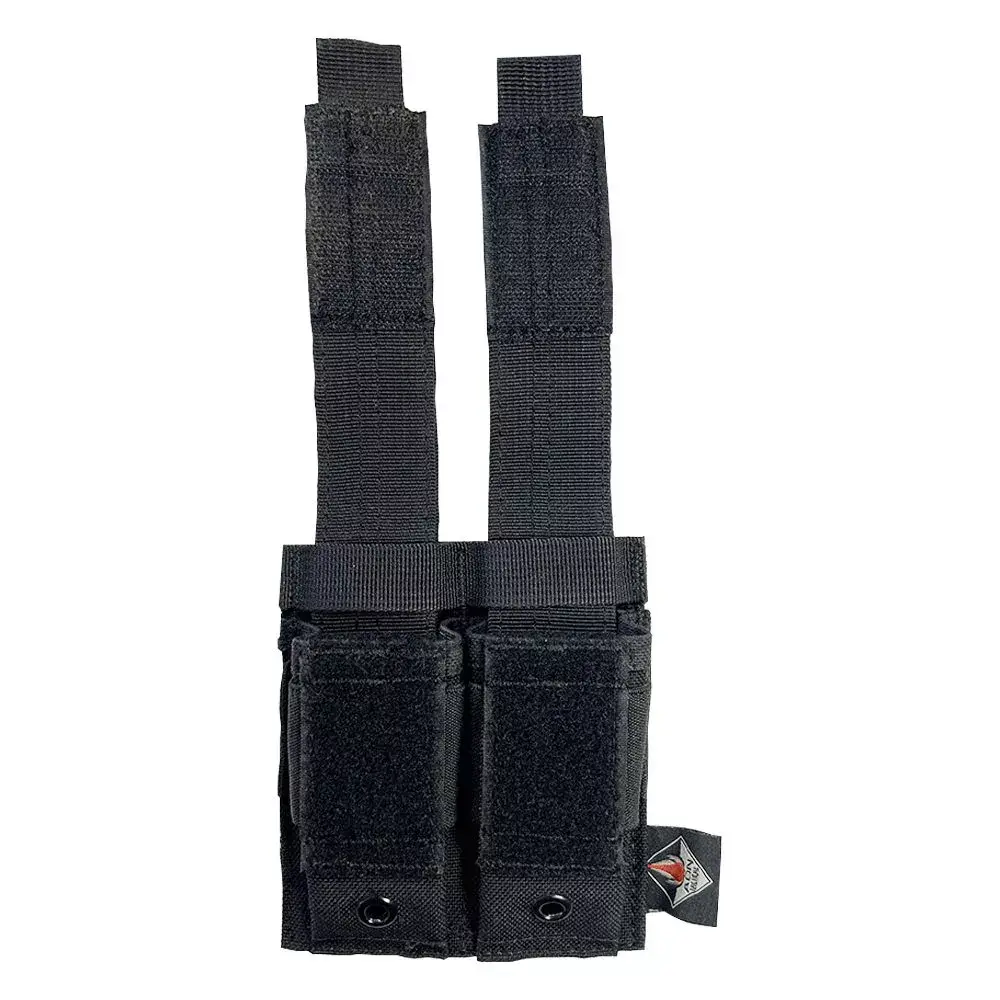 Porte chargeur double 9mm MOLLE - ADN Tactical Porte chargeur double 9mm MOLLE - ADN Tactical