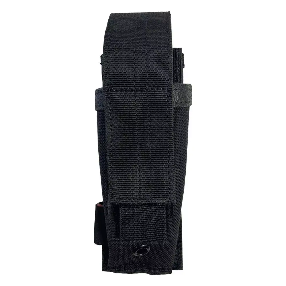 Porte chargeur simple 9mm et aérosol 75 ml MOLLE - ADN Tactical Porte chargeur simple 9mm et aérosol 75 ml MOLLE - ADN Tactical