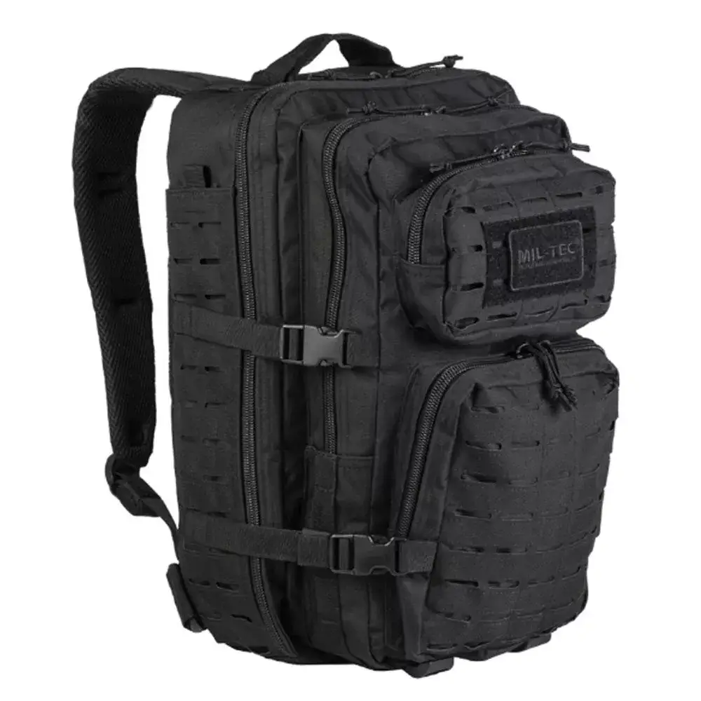 Sac a dos US ASSAULT 40L laser cut noir- Miltec
