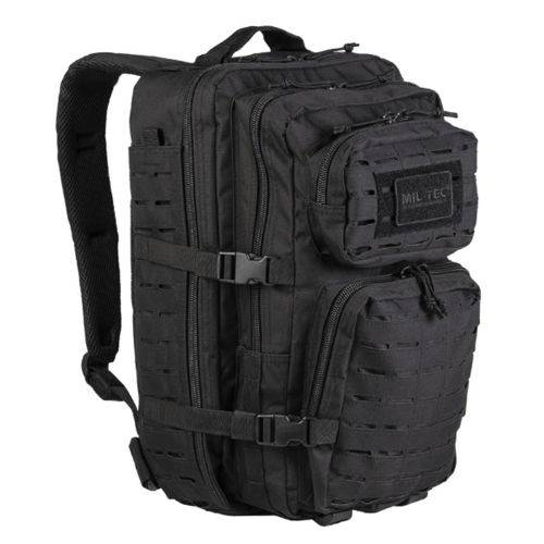 Sac a dos US ASSAULT 40L laser cut noir- Miltec