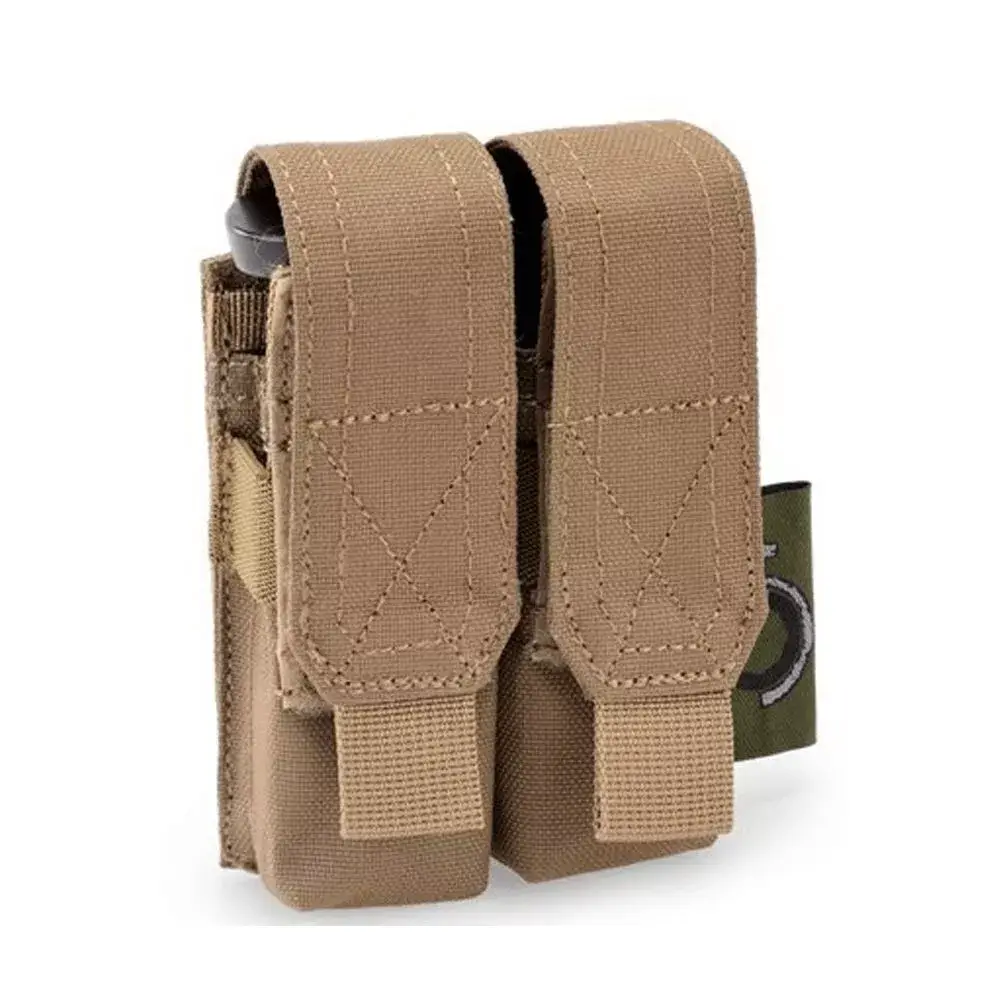 Porte chargeur double PA coyote - Defcon 5 Porte chargeur double PA coyote - Defcon 5