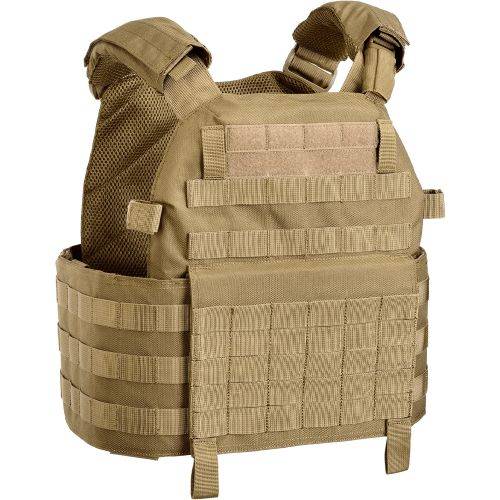 Gilet porte plaque coyote - Outac