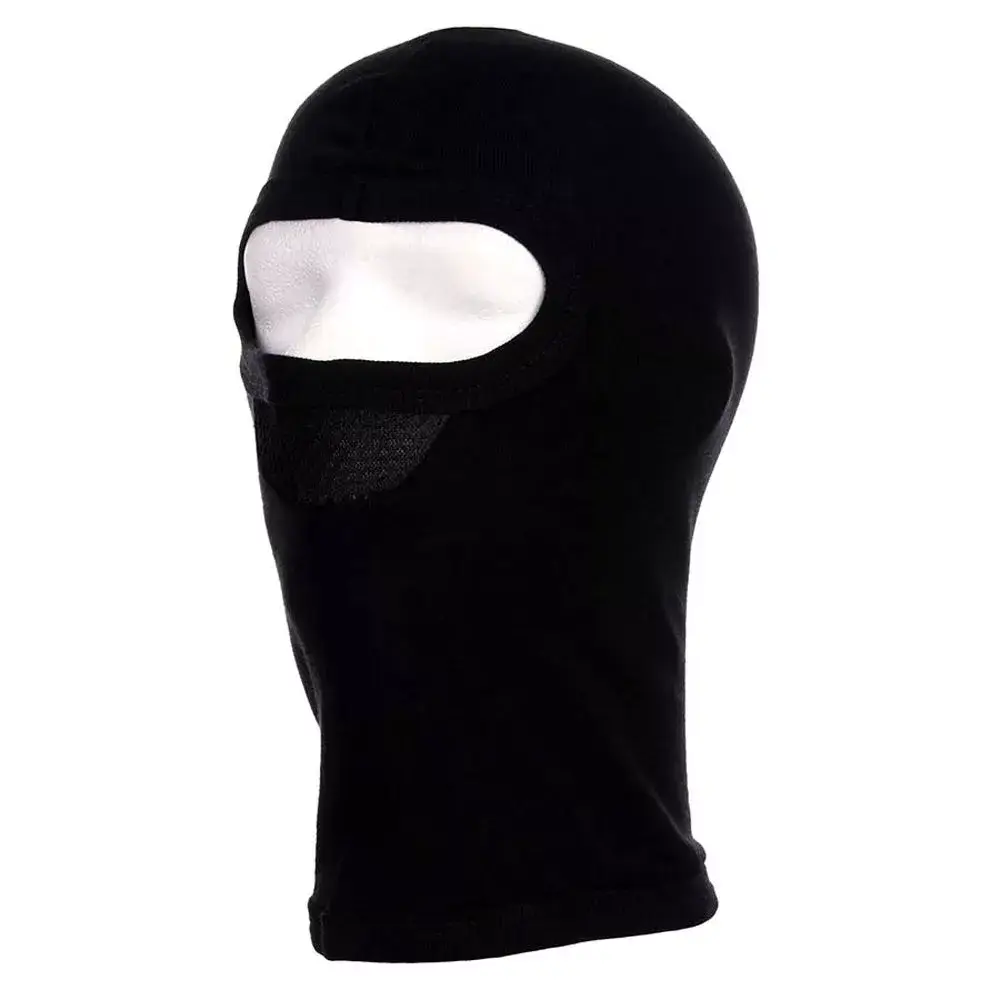 Cagoule 1 trou avec masque noir - Fostex Garments