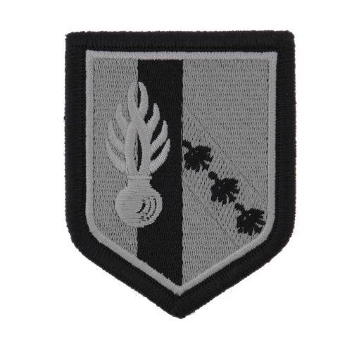 Ecusson de Bras Brode Zone de defense de Metz BV Noir