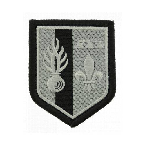 Ecusson de Bras Brode Zone de defense de Marseille BV Noir