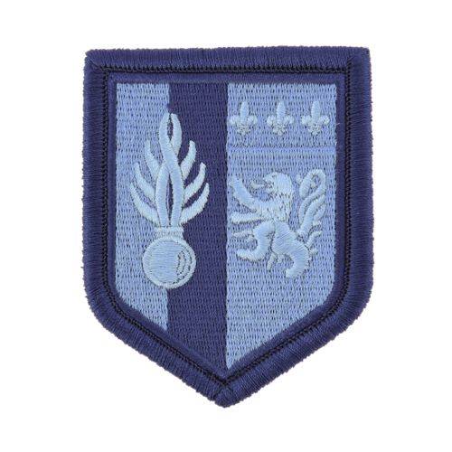 Ecusson de Bras Brode Zone de defense de Lyon BV Bleu