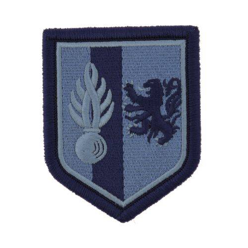 Ecusson de Bras Brode Zone de defense de Lille BV Bleu