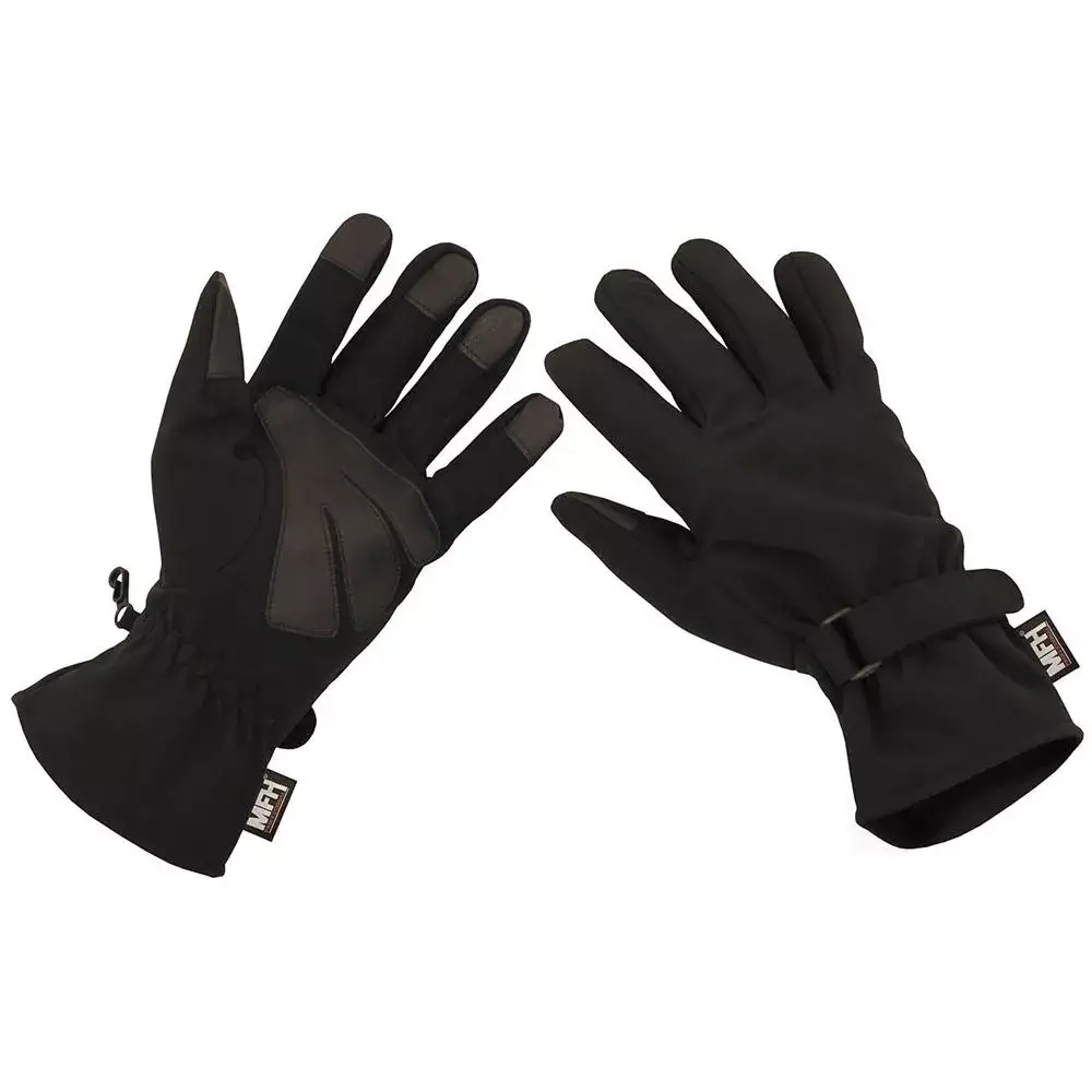 Gants softshell noir - MFH Gants softshell noir - MFH