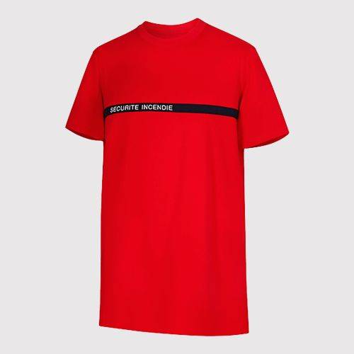Tee-shirt manches courtes Securite Incendie - Europa Kimache