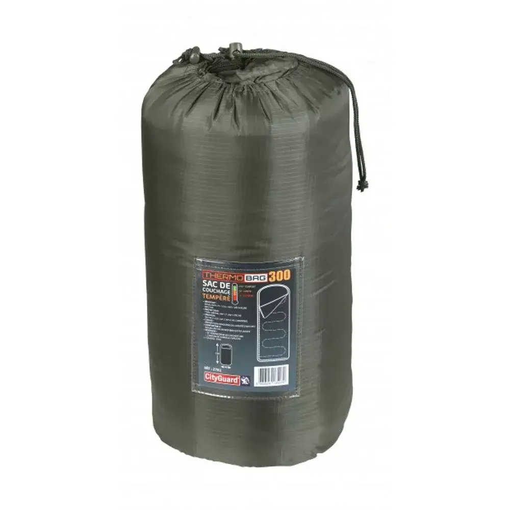 Sac de couchage thermobag 300 vert - City Guard